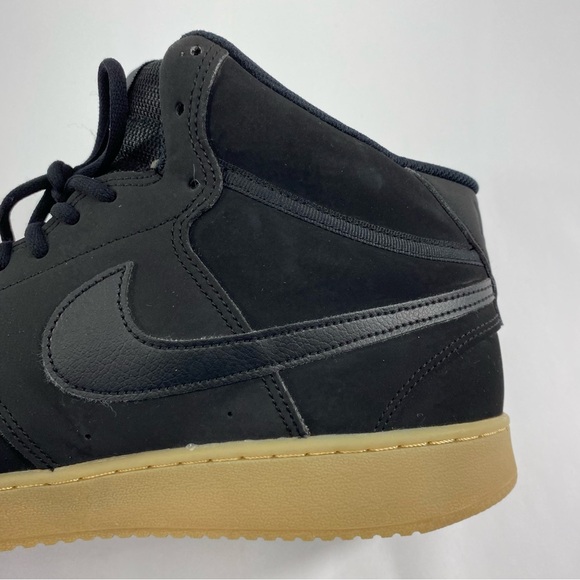 NIKE Court Vision Mid’Triple Black Gum Basketball Men’s 12 Sneakers CD5466-006 - Picture 11 of 16